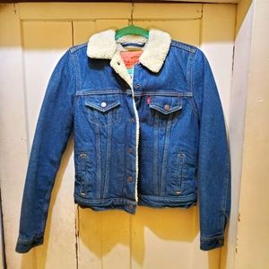 Sherpa lined Denim jacket